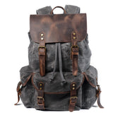 Casual Oil Wax Canvas Backpack