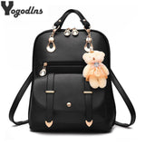Casual Vintage PU Leather Backpack