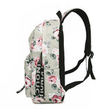 Tropical Print School Backpack