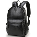 15.6 inch Casual Leather Backpack