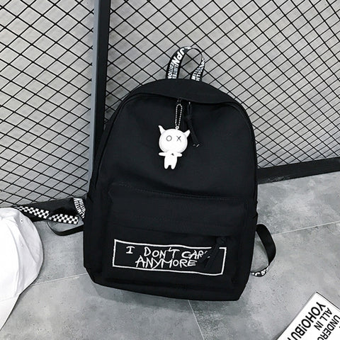 Harajuku Printed Backpack