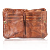 Vintage Leather Wallet with Coin Purse