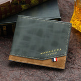 Leather Wallet with Coin Bag